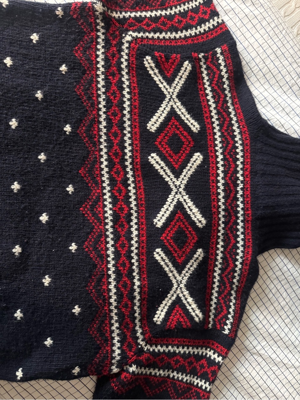 Vintage Polo by Ralph Lauren Navy Turtleneck Hand Made, 100% Merino Wool